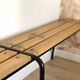 Former school bench from the 60s, adult model