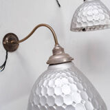 Pair of Antique Mercury Glass Wall Lights