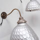 Pair of Antique Mercury Glass Wall Lights