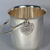 Christofle silver metal ice bucket decorated with palm leaves Superb condition SB907