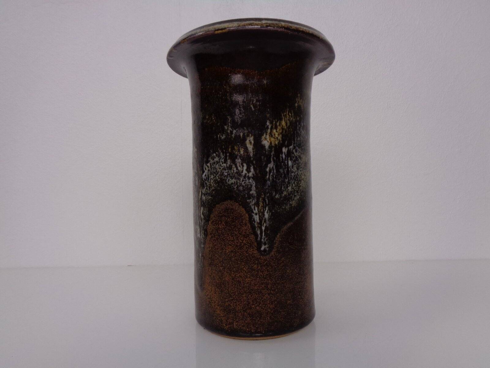 Danish Studio Ceramic Vase, 1960s