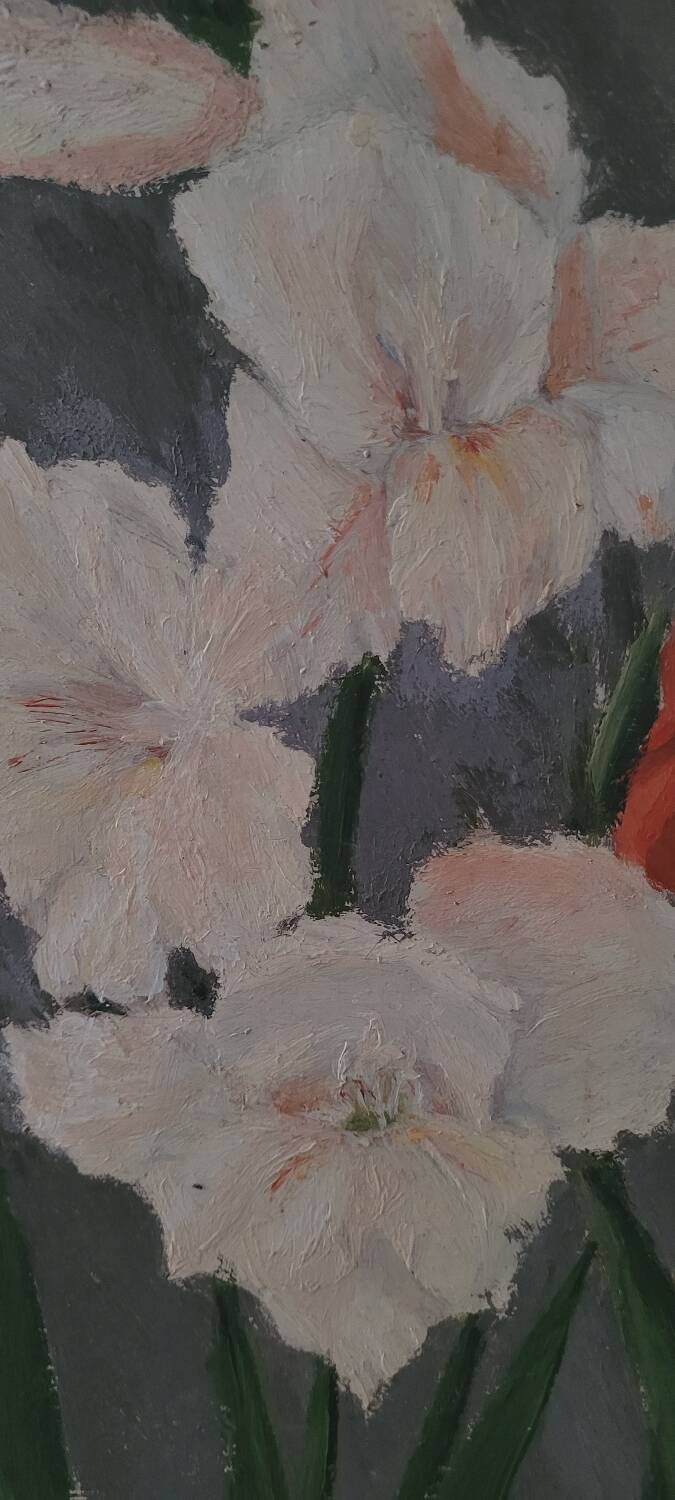 Huile : Les glaïeuls