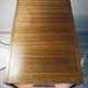 Vintage binder furniture 70's 2 drawers mahogany-alu roulette key