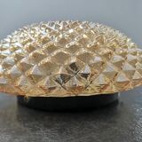 Glass ceiling lamp by Helena Tynell for Limburg vintage 1970