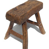 Small wood farm tabouret