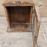 Art Deco teak wall display case