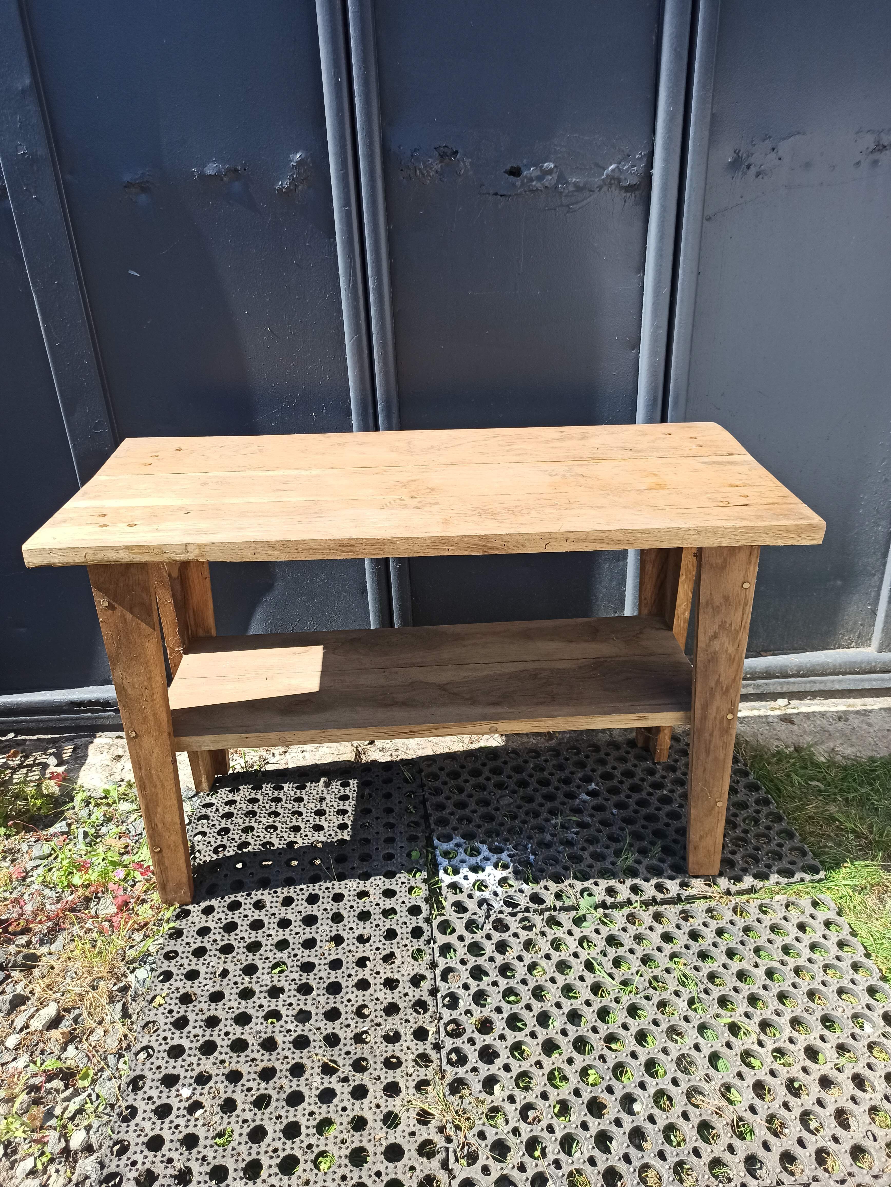 Wooden workbench