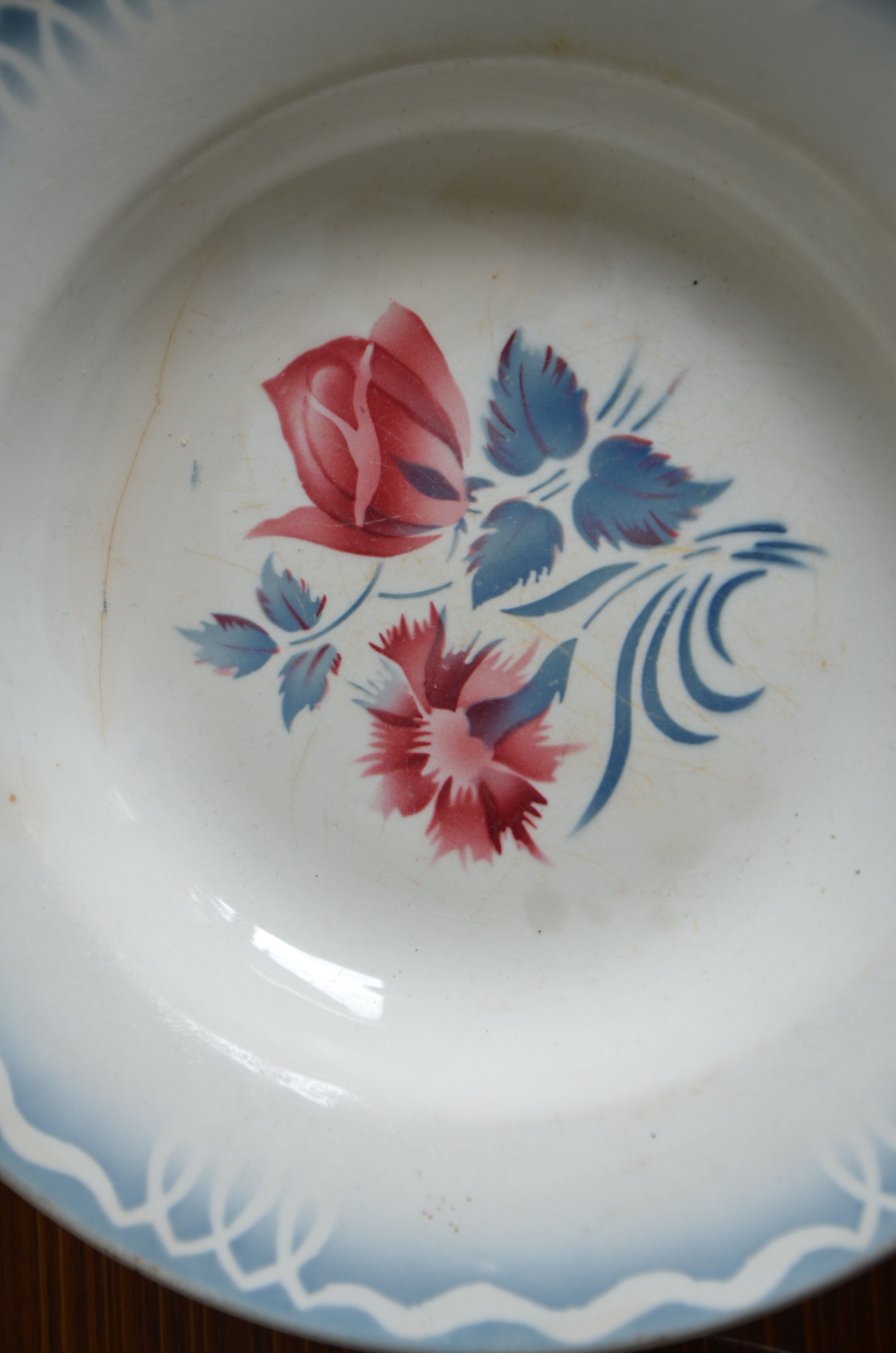 Lot of 2 plates Digoin and Sarreguemines