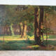 Lumière en Sous‑Bois, huile sur toile