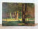 Lumière en Sous‑Bois, huile sur toile