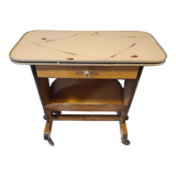 Magazine holder side table