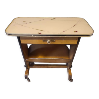 Magazine holder side table