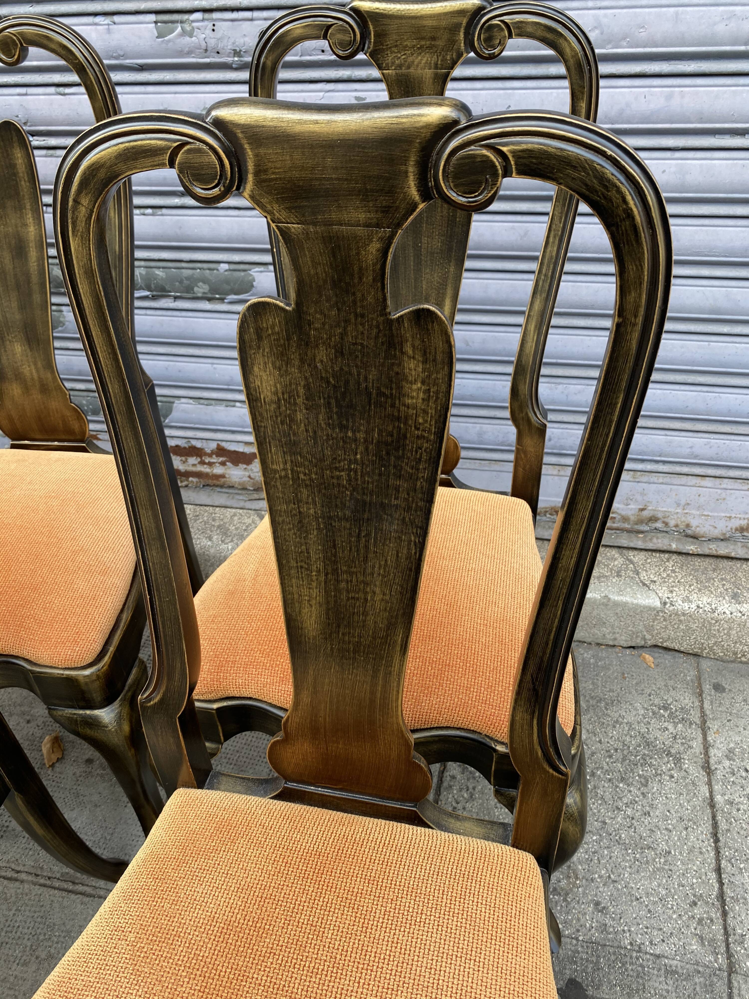 Set of 6 chairs in lasca