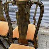 Ensemble 6 chaises en laque