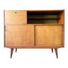 Vintage sideboard stamped FNA (National Federation of Furniture) in oak, 50s