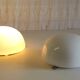 20 cm opaline globe ceiling or wall light - mid-20th century