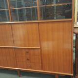 Libary by Gaston Poisson around 1950 teak