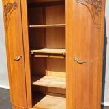 Library Art Deco cabinet curved lines L155