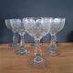 6 coupes  à champagne années 1900/1903 guilloches