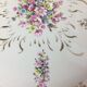 Round dish floral decoration made in france porcelain Limoges