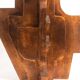 Matteo Ceccarelli. Sculptural table in "brutalist" style. 1980s.
