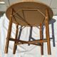 Vintage rattan coffee table diameter 70cm