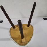 Formica tripod rests plant holder - white - vintage