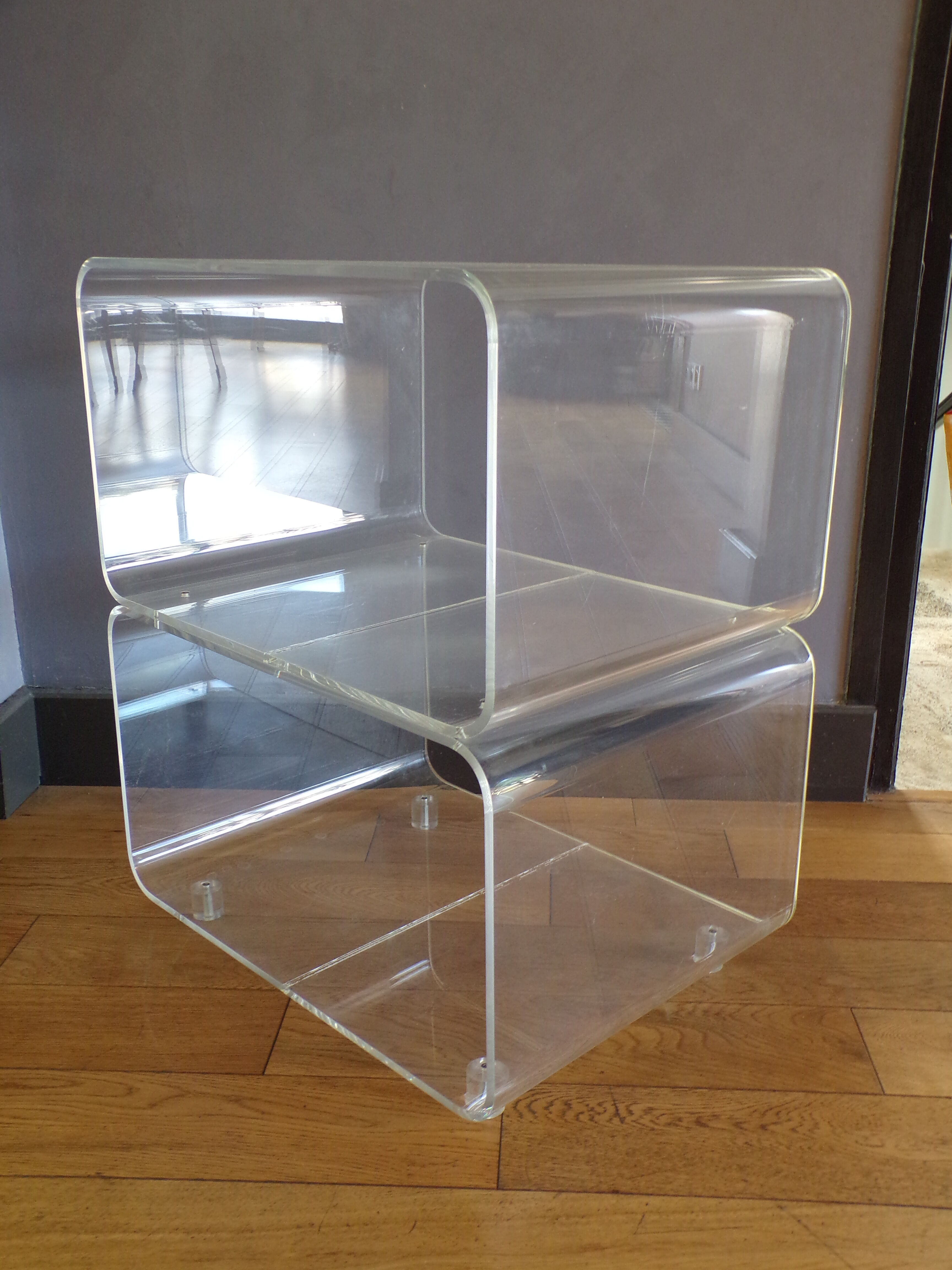 Vintage plexiglass cabinet
