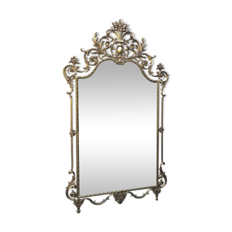 Brass mirror 124 x 72 cm