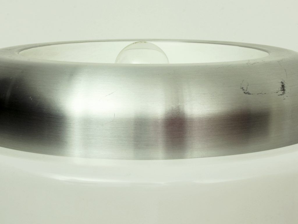 German Chrome & Perpex Floor Lamp, 1970s
