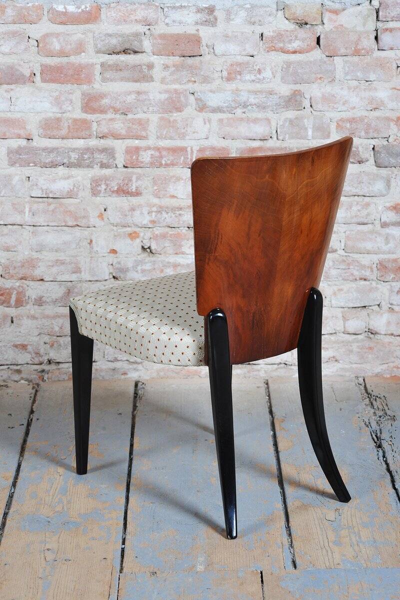 Art Deco Beech Chairs attributed to Halabala for Up Závody, Czech, 1930s, Set of 6