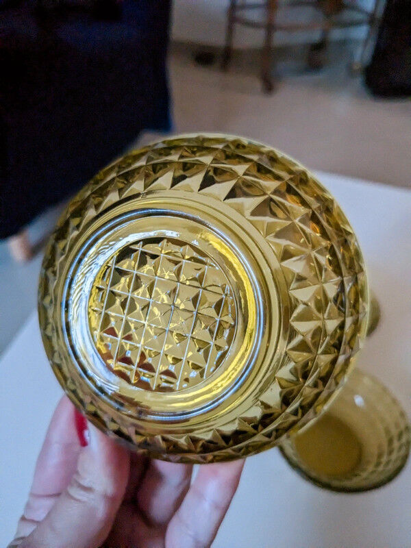 4 tinted glass bowls