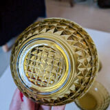 4 tinted glass bowls