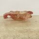 Mid century Murano glass pink bowl , 1970s