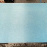 Blue formica table