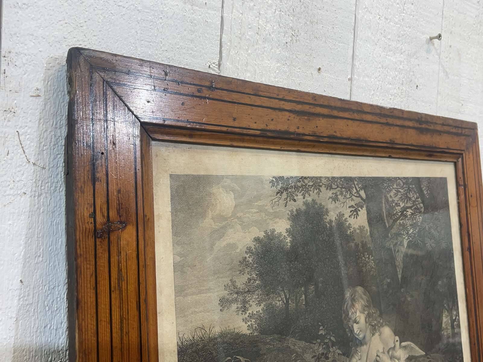 18th century engraving: INNOCENCE by Charles Clément Bervic (1756-1822)