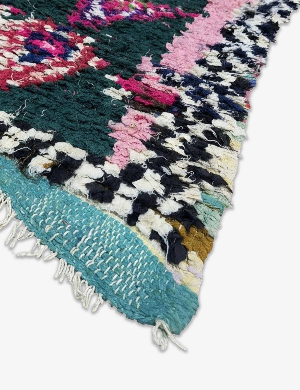 Tapis Berbère Boucherouite - 234 x 113 cm