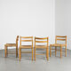 Solid beech chairs and rope