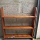Old wooden shelf from the 19th century