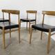 Vintage leather dining chairs