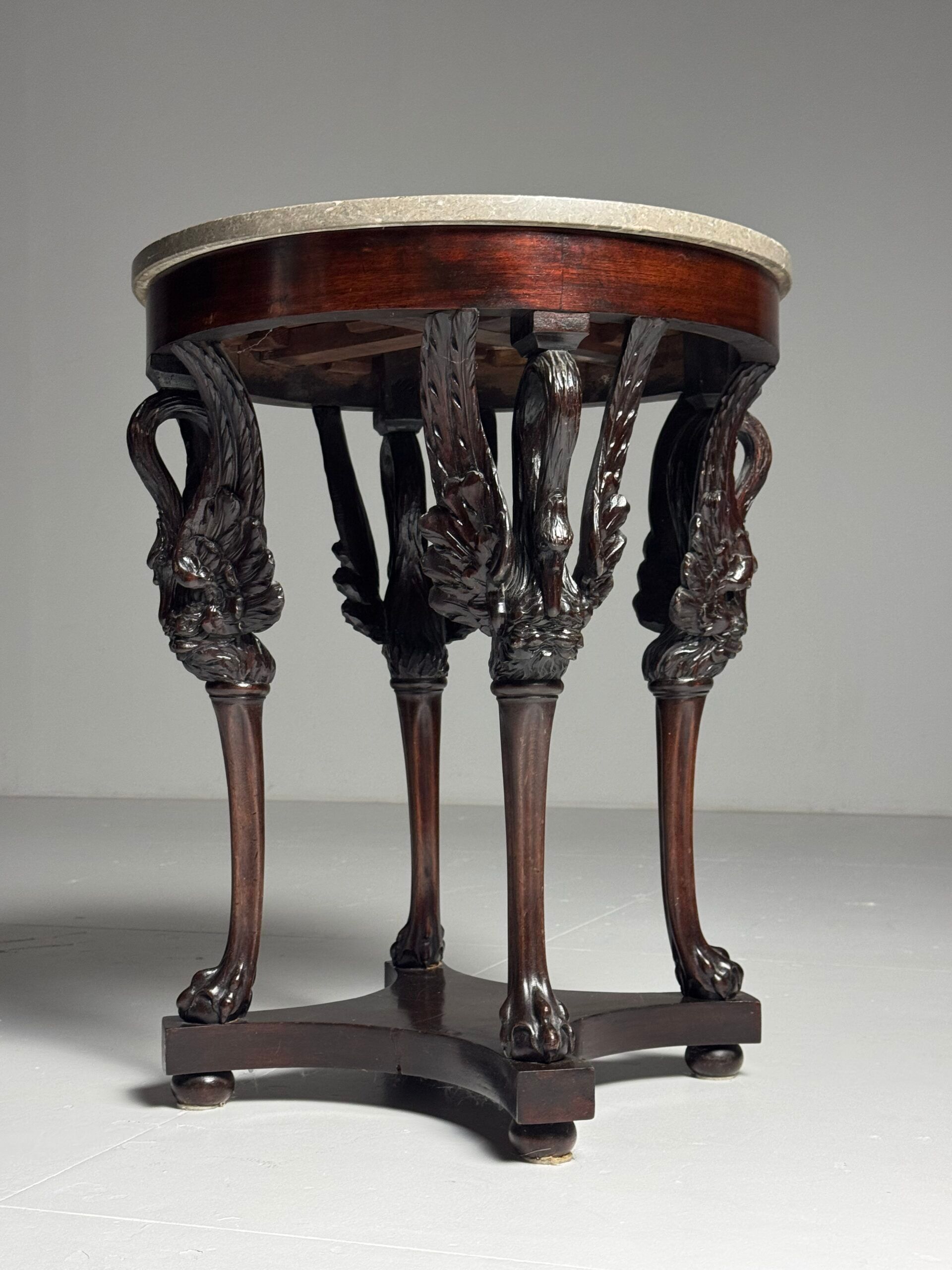 Empire gueridon 19th century mahogany