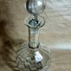 Lorraine crystal wine decanter with decoration