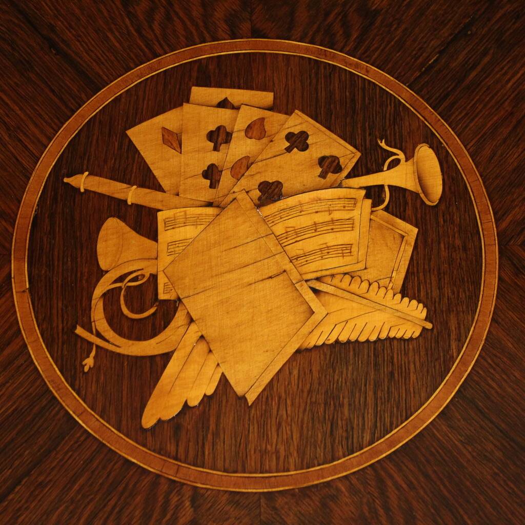 20th century Italian Louis XVI style inlaid dresser