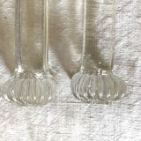 Antique glass knife holder