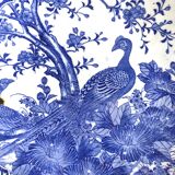 Japanese porcelain dish blue birds