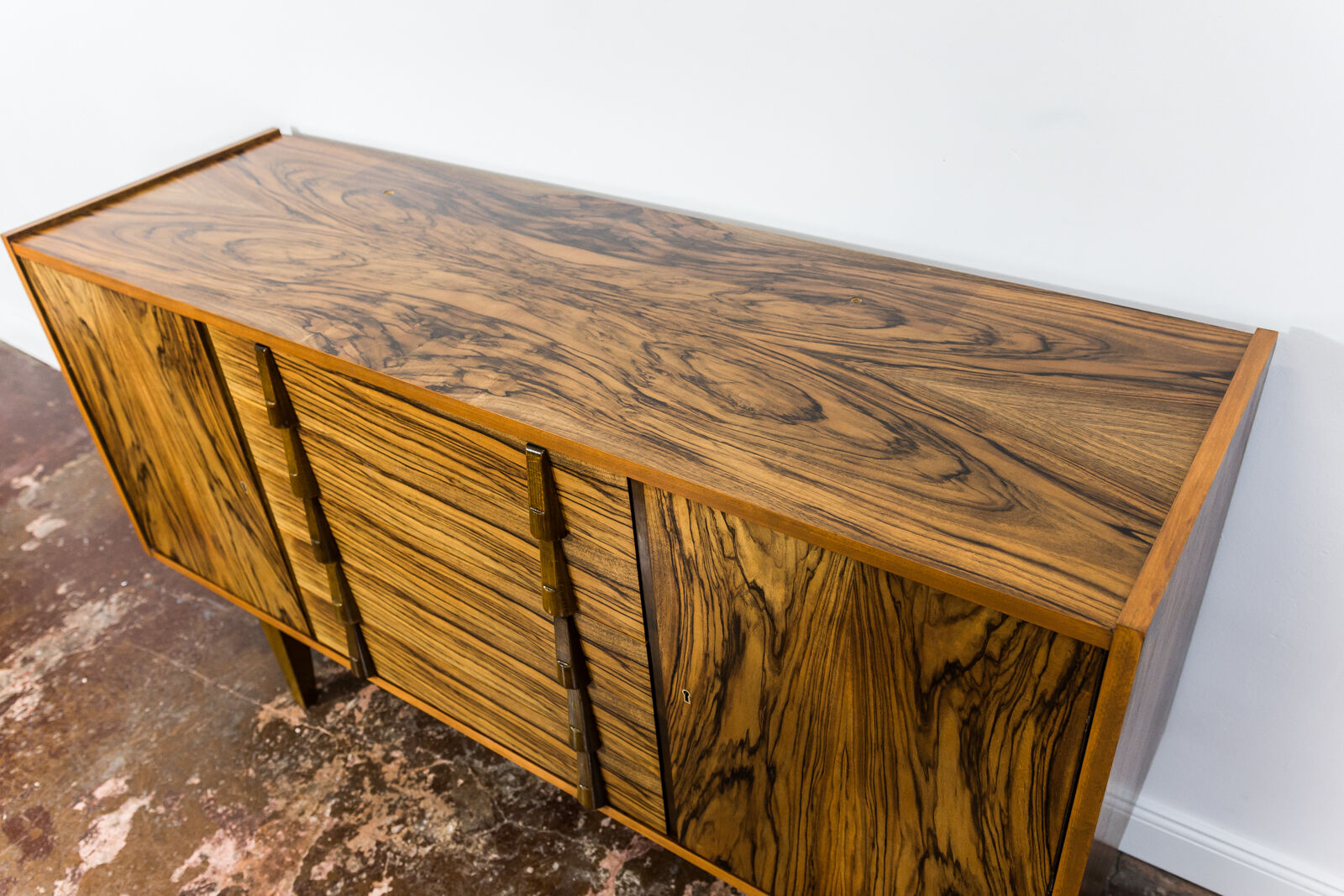 Sideboard by R. T. Hałas, Bydgoskie Fabryki Mebli, 1960's