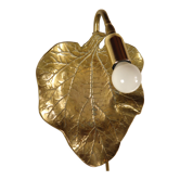 Brass "sheet" wall lamp