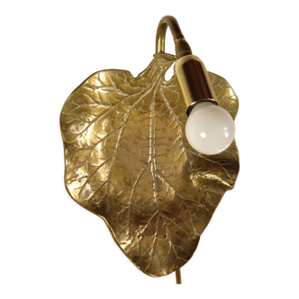 Brass "sheet" wall lamp