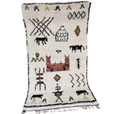 Handmade moroccan berber carpet 185 x 100 cm