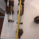 Paire de lampes en bronze